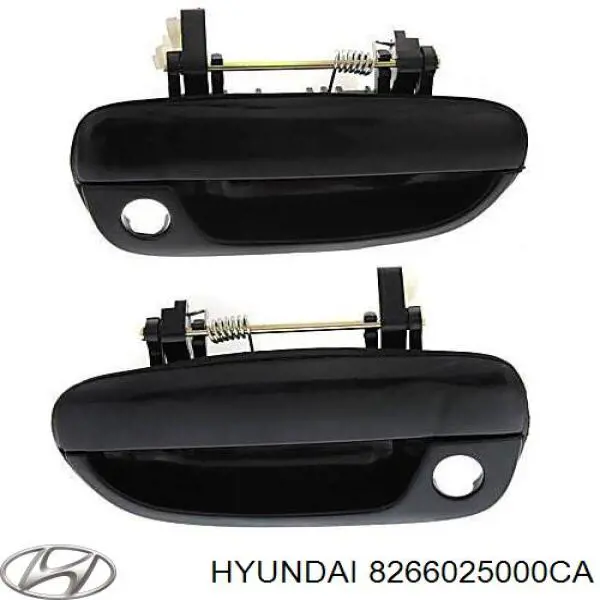 Manecilla de puerta exterior delantero derecha para Hyundai Accent (LC)