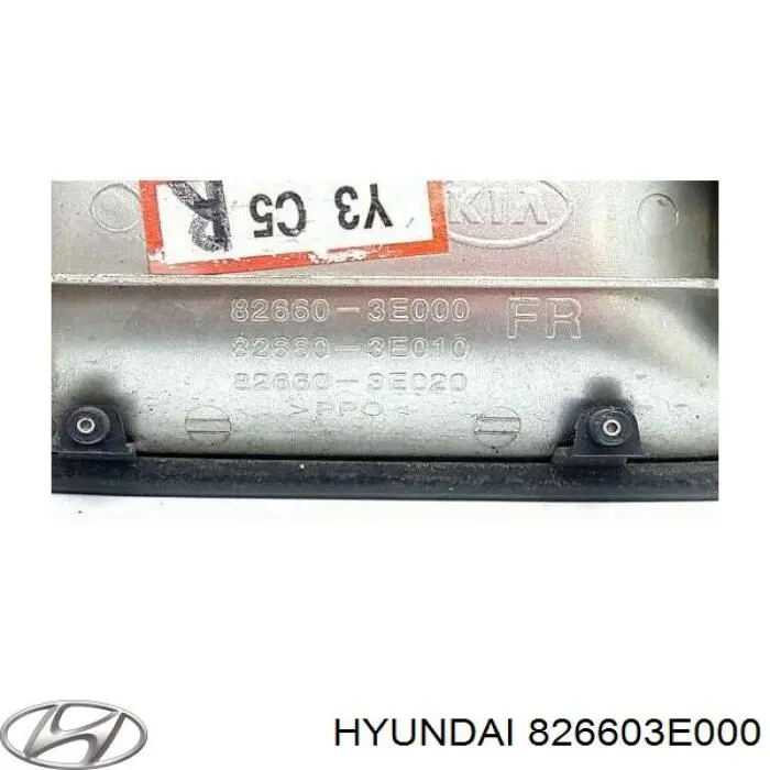 Comprar 826603E000 Hyundai/Kia Manija exterior derecha delantera/trasera de puerta