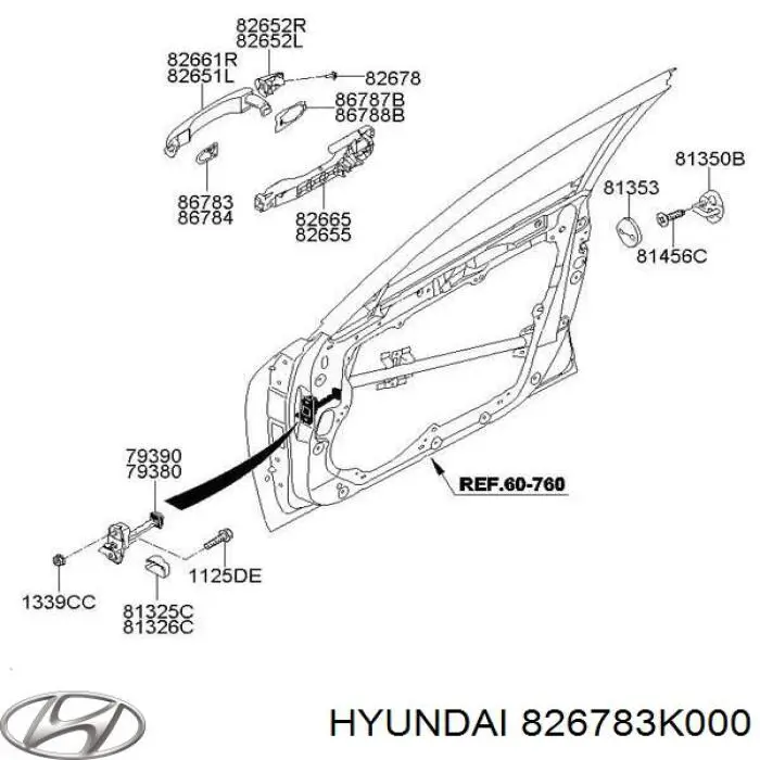 826783K000 Hyundai/Kia