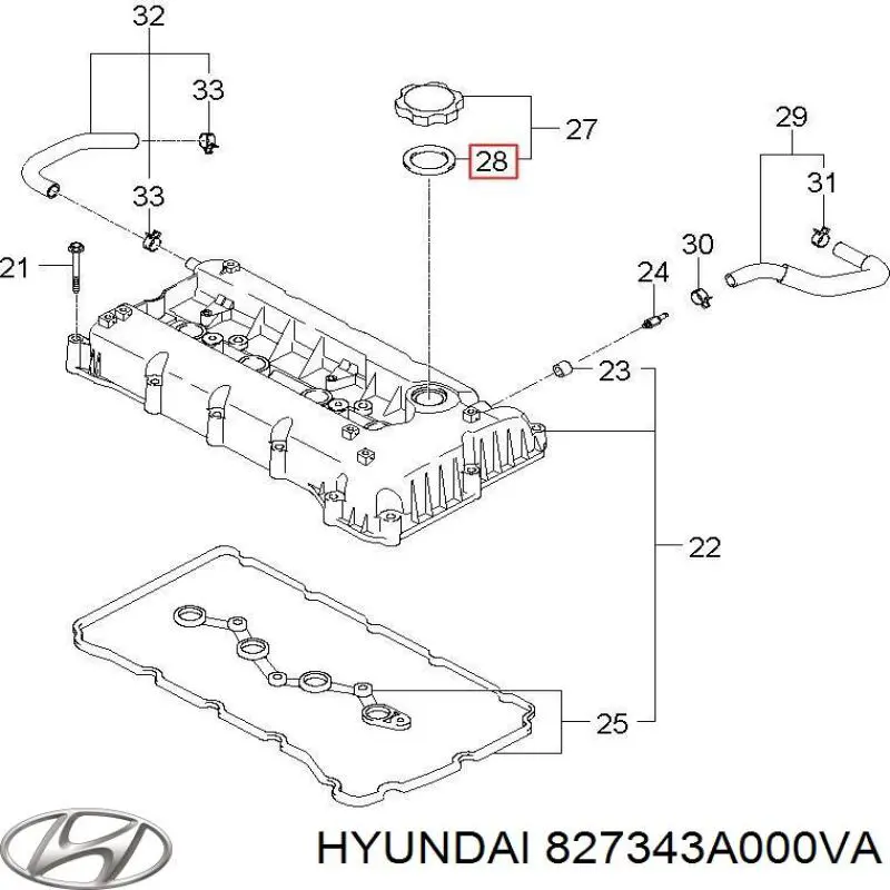 827343A000VA Hyundai/Kia