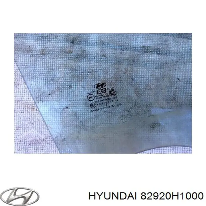 82920H1000 Hyundai/Kia luna de puerta delantera derecha