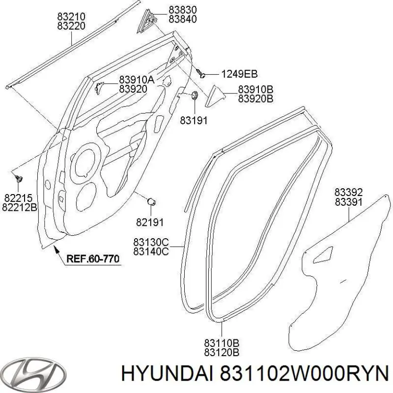 831102W000RYN Hyundai/Kia