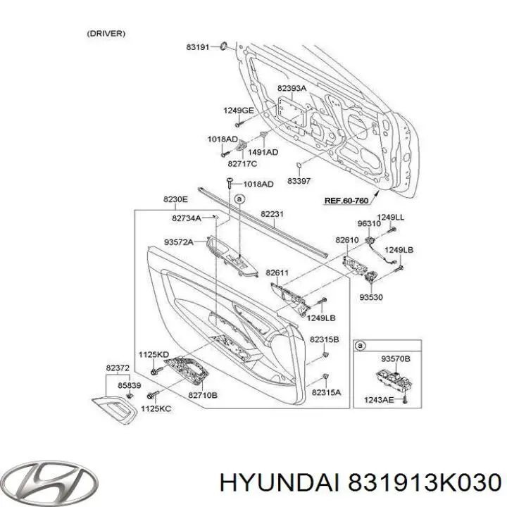 831913K030 Hyundai/Kia