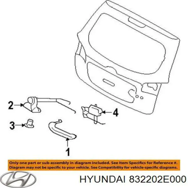 Moldura de cristal de la puerta trasera derecha Hyundai/Kia 832202E000 precio, desde 58,78 EUR