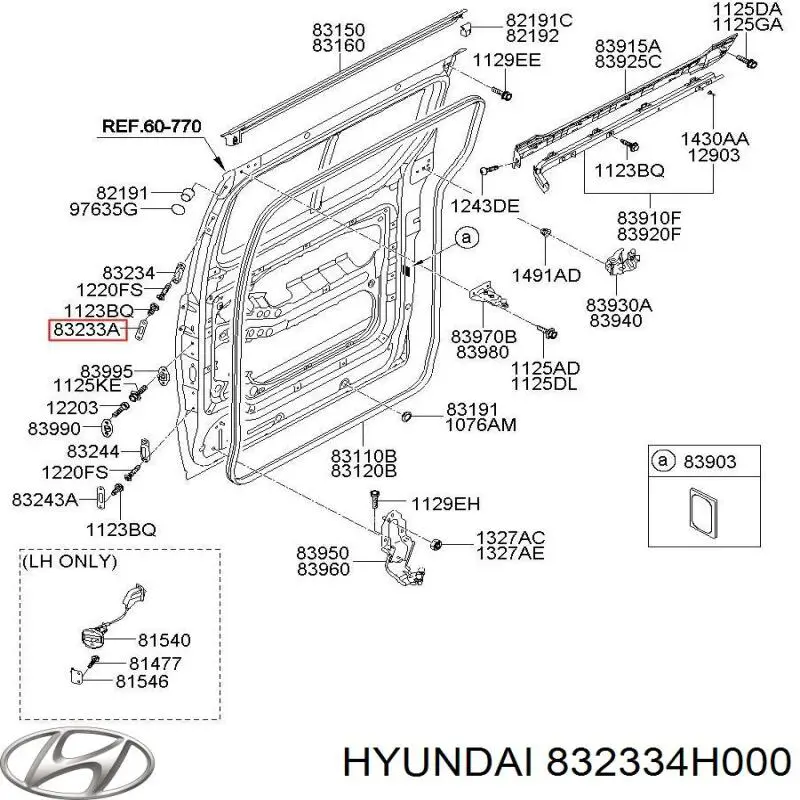 832334H000 Hyundai/Kia