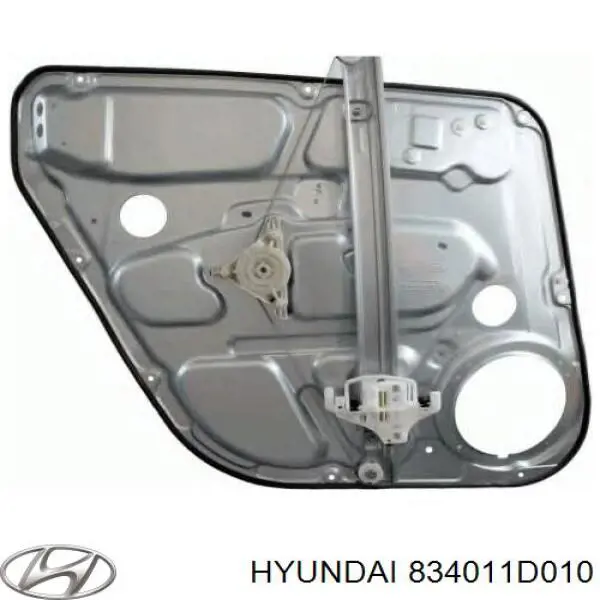 834011D010 Hyundai/Kia mecanismo de elevalunas, puerta trasera izquierda