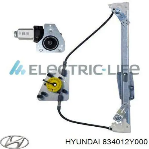 Mecanismo alzacristales, puerta trasera izquierda para Hyundai Ix35 (LM)