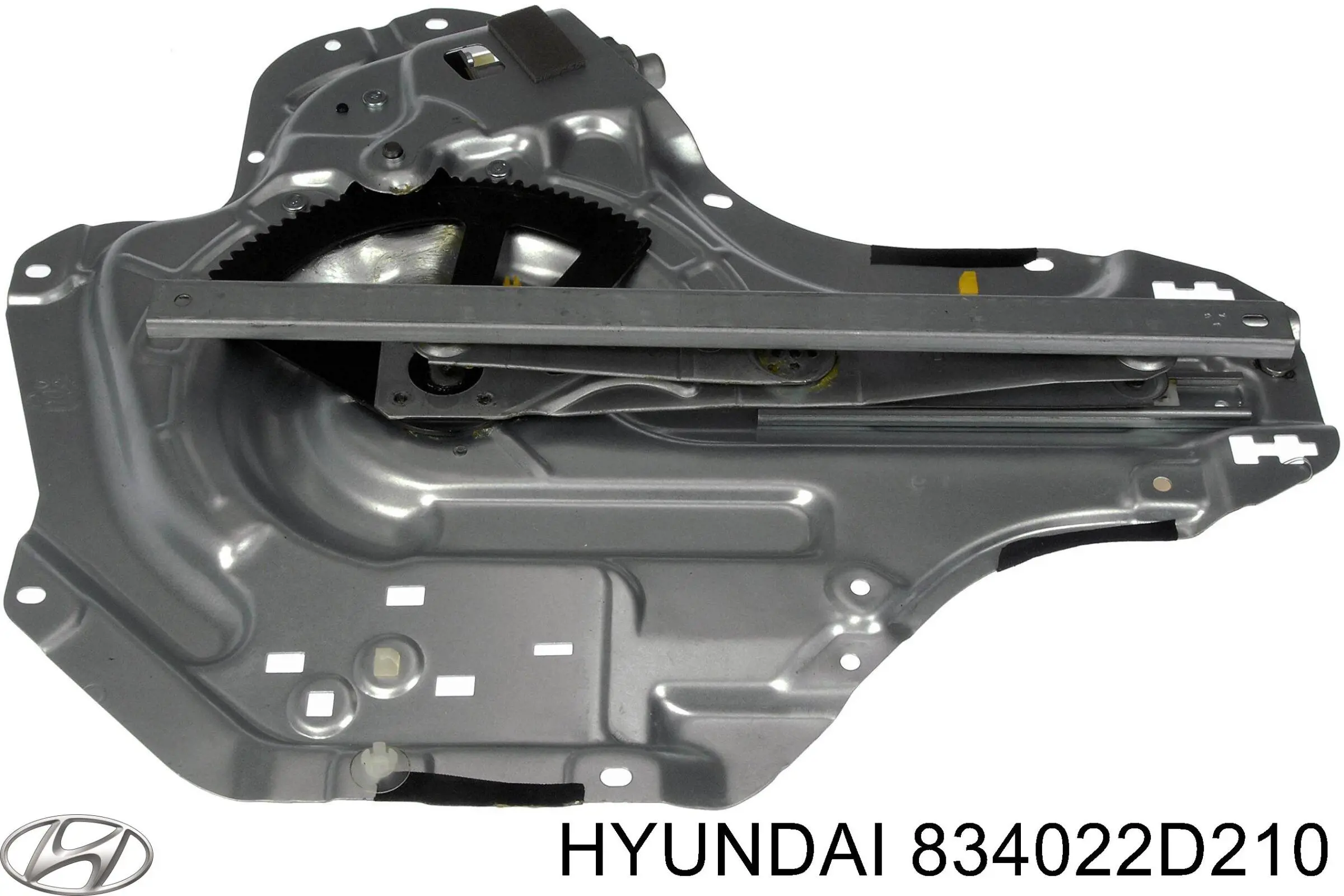 834022D210 Hyundai/Kia mecanismo de elevalunas, puerta trasera derecha