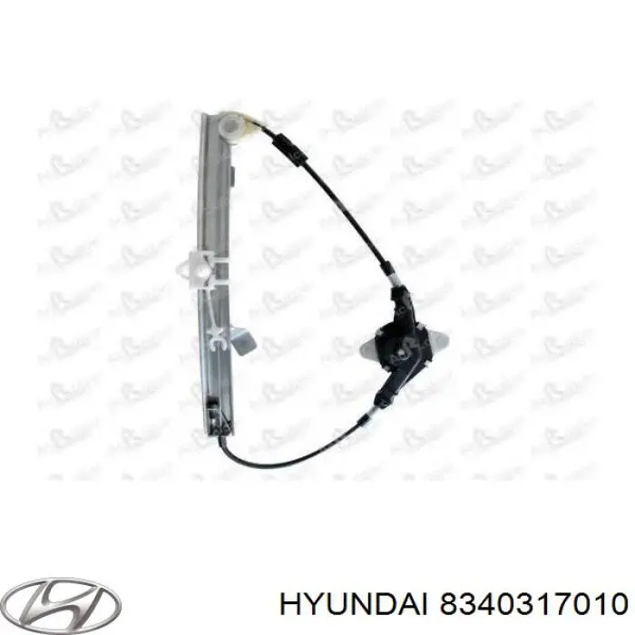 Mecanismo alzacristales, puerta trasera izquierda para Hyundai Matrix (FC)