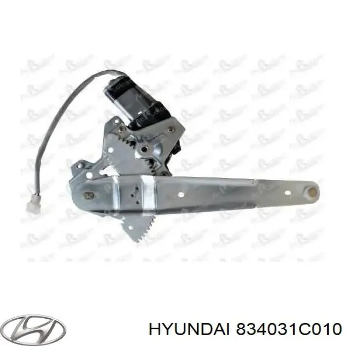 834031C010 Hyundai/Kia mecanismo de elevalunas, puerta trasera izquierda