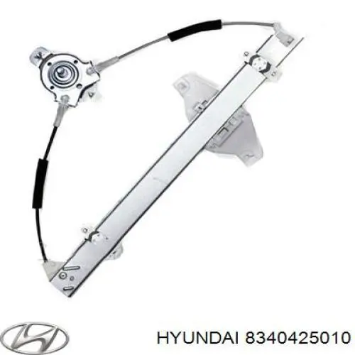 Mecanismo alzacristales, puerta trasera derecha Hyundai/Kia 8340425010