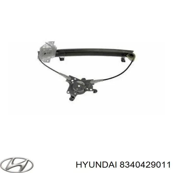 8340429011 Hyundai/Kia mecanismo de elevalunas, puerta trasera derecha