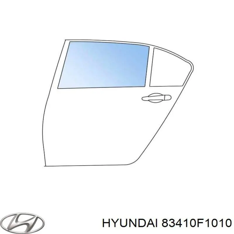 83410F1010 Hyundai/Kia luna de puerta trasera izquierda