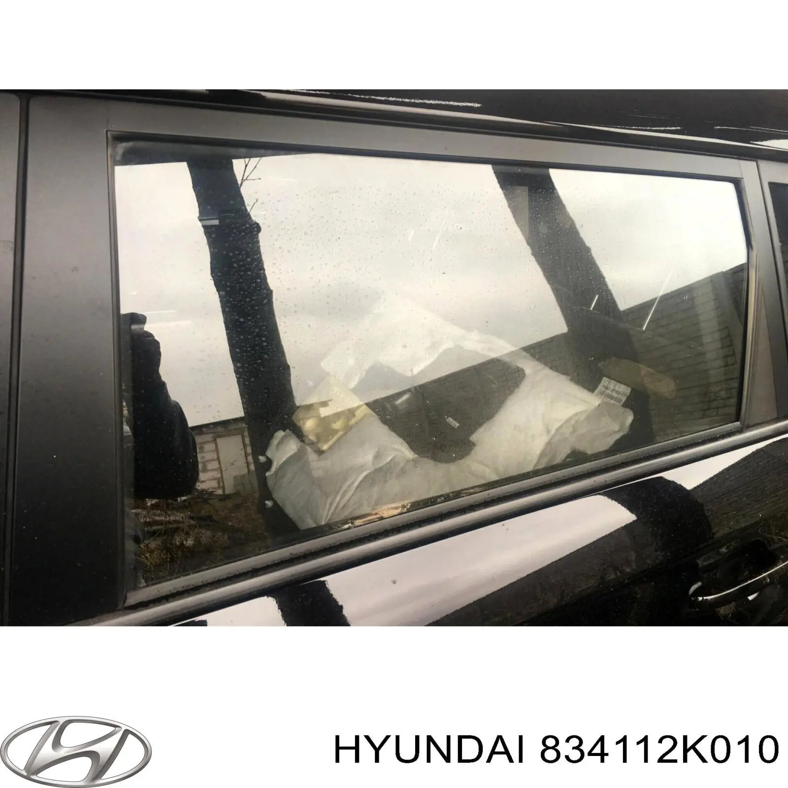 834112K010 Hyundai/Kia luna de puerta trasera izquierda