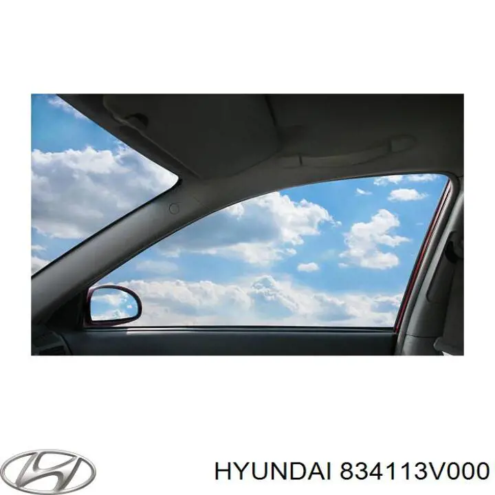 Luna lateral trasera izquierda para Hyundai Azera (HG)