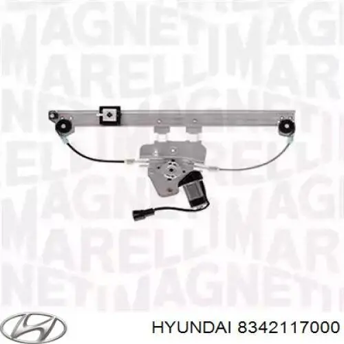 Luna lateral trasera derecha para Hyundai Matrix (FC)