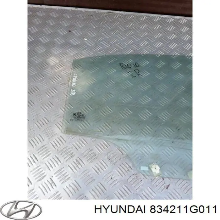 834201G010 Hyundai/Kia luna de puerta trasera derecha