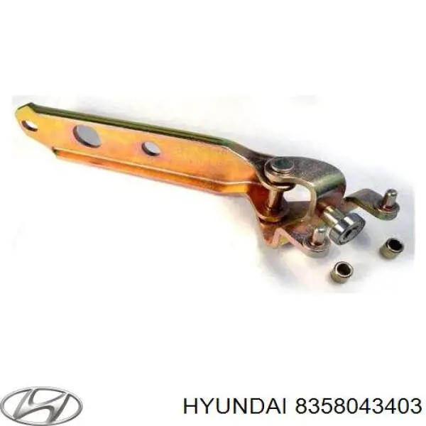 Guía rodillo, puerta corrediza, derecho central para Hyundai H100 (P)