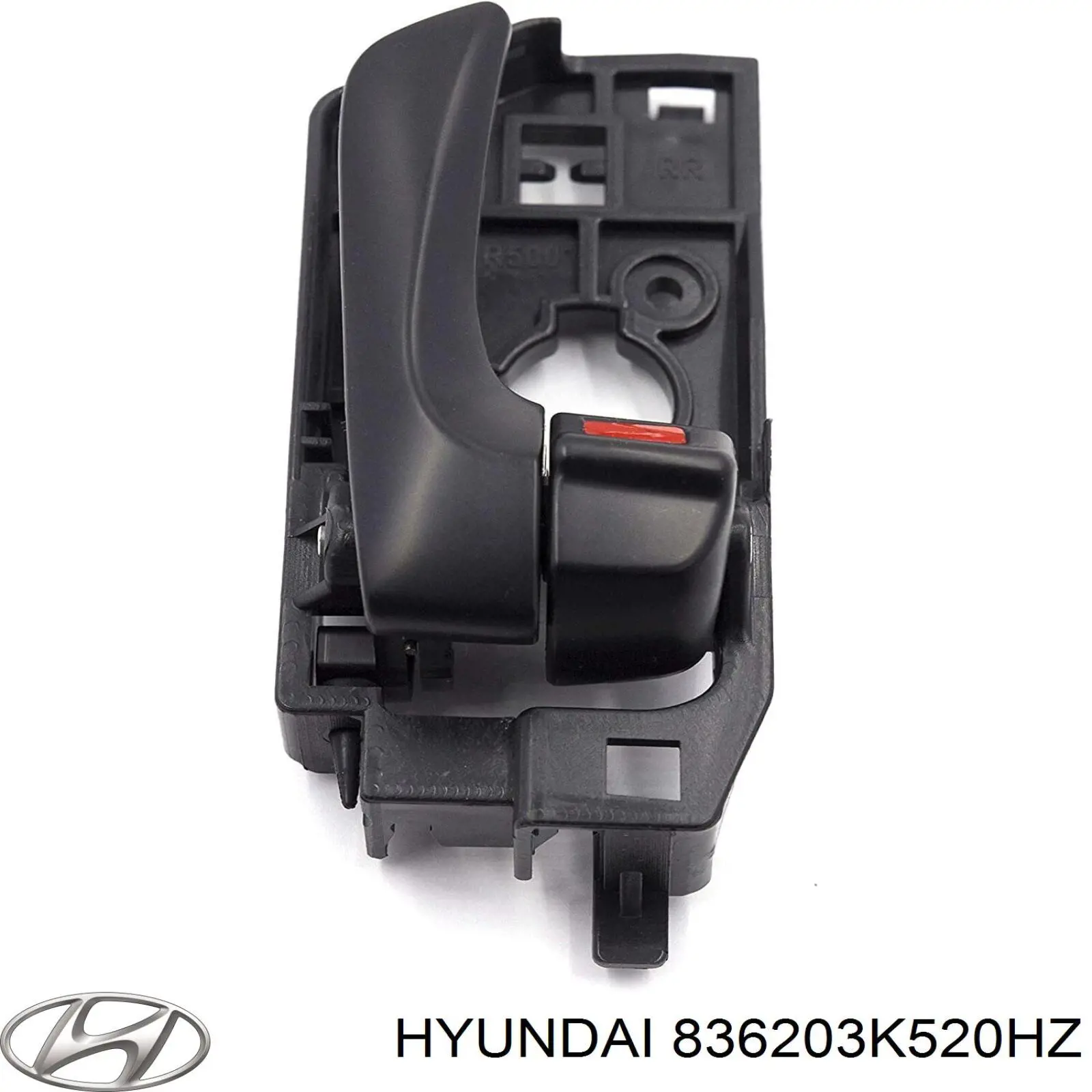 Manecilla de puerta, equipamiento habitáculo, trasera derecha para Hyundai Sonata (NF)