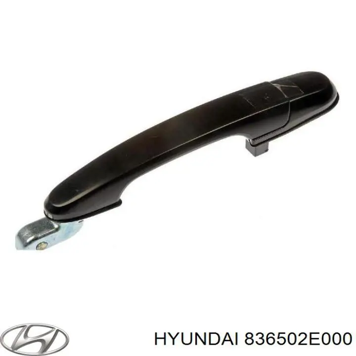 836502E000 Hyundai/Kia tirador de puerta exterior trasero izquierdo