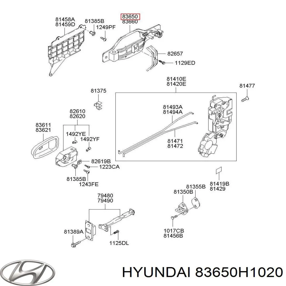 83650H1020 Hyundai/Kia