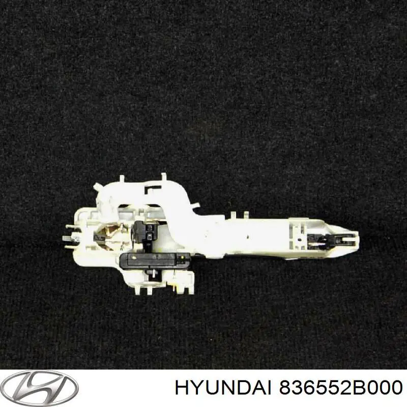 836552B000 Hyundai/Kia soporte de manilla exterior de puerta trasera izquierda