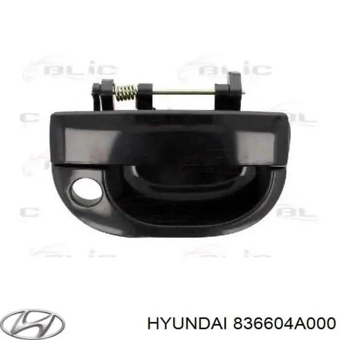 Comprar 836604A000 Hyundai/Kia Manija exterior derecha de puerta trasera