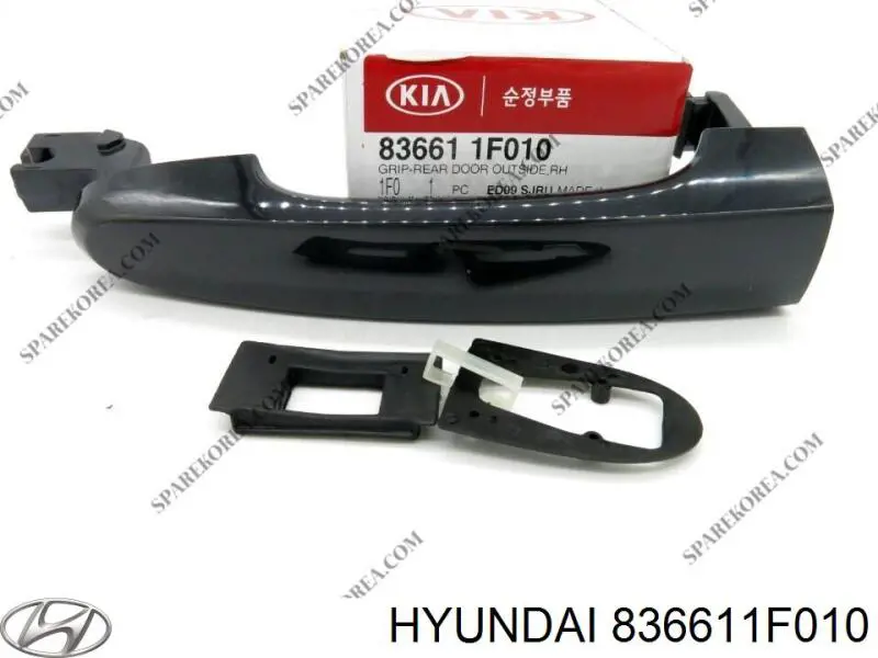 Comprar 836611F010 Hyundai/Kia Manija exterior derecha de puerta trasera