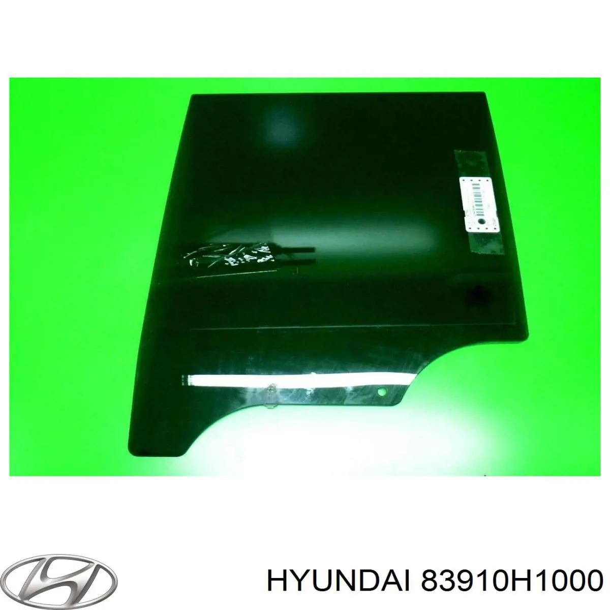 Luna lateral trasera izquierda para Hyundai Terracan (HP)