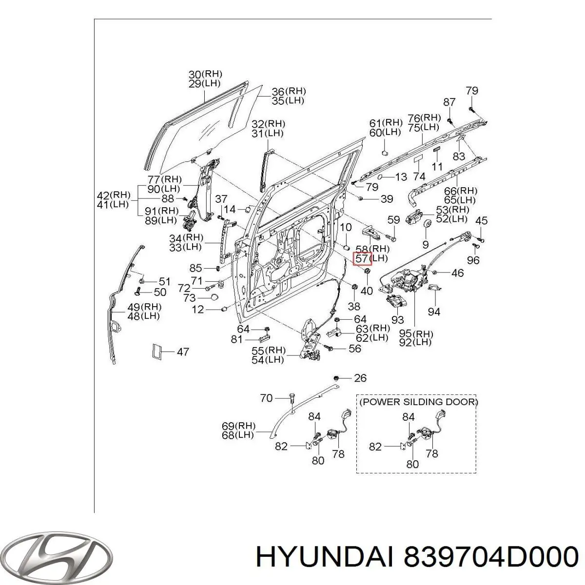 839704D000 Hyundai/Kia