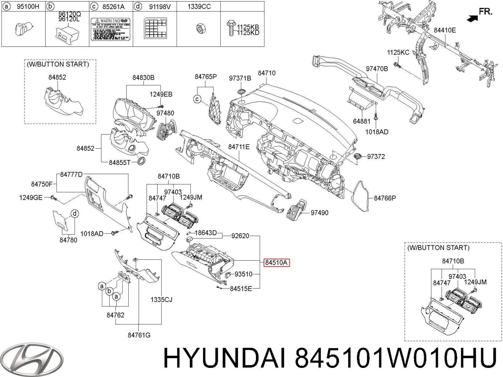 845101W010HU Hyundai/Kia