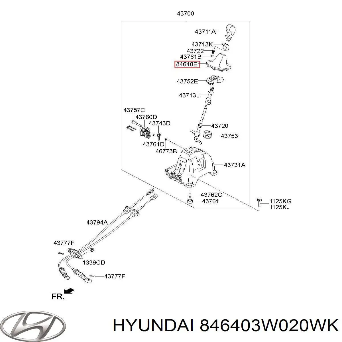 846403W020WK Hyundai/Kia