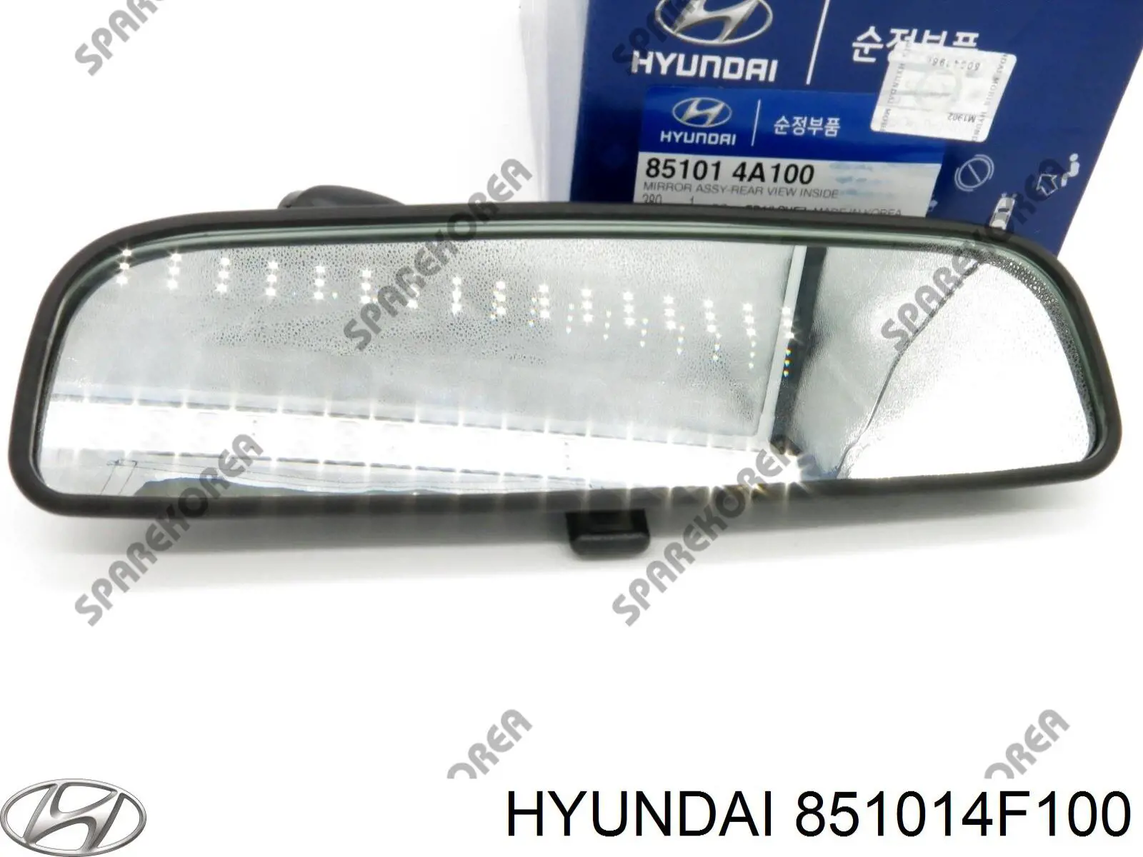 851014F100 Hyundai/Kia retrovisor interior
