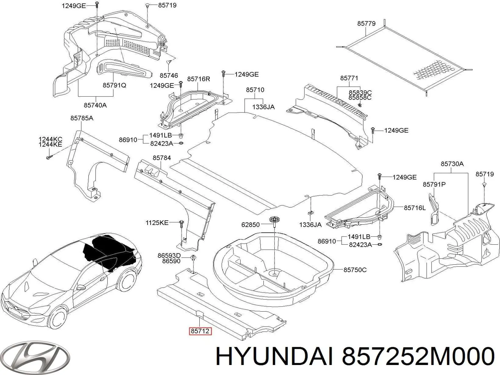 857252M000 Hyundai/Kia