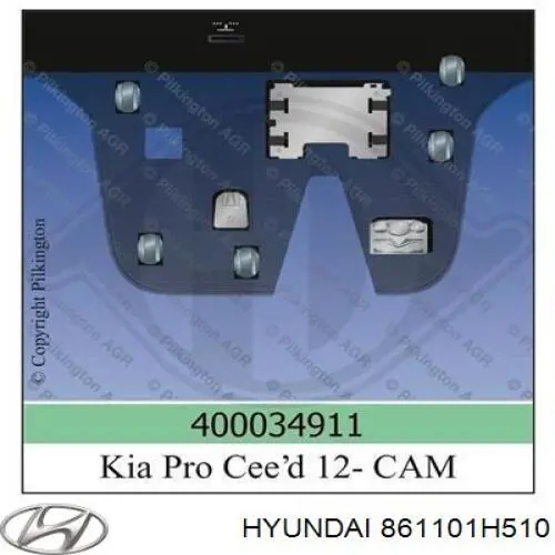 861101H510 Hyundai/Kia parabrisas