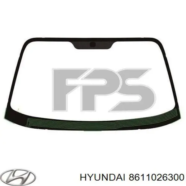 Comprar 8611026300 Hyundai/Kia Luna parabrisas