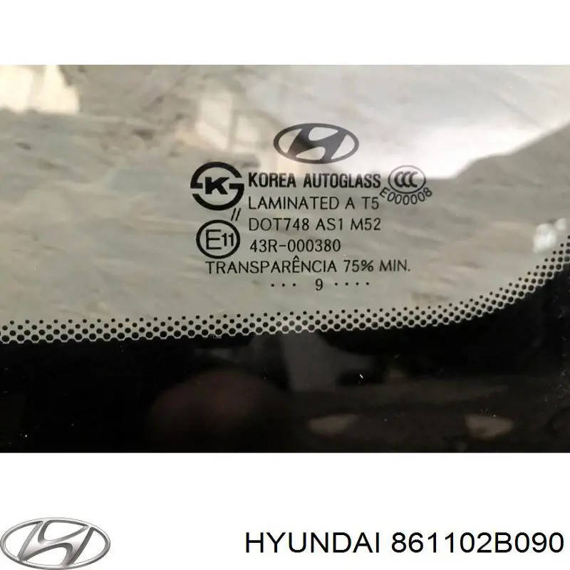 861102B090 Hyundai/Kia parabrisas