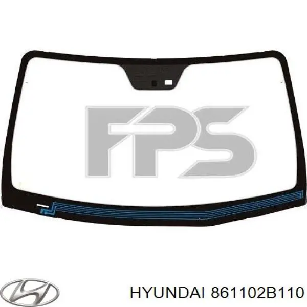 861102B110 Hyundai/Kia parabrisas