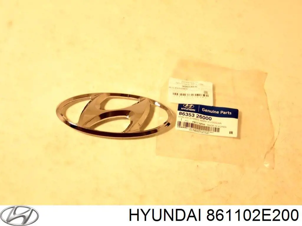 861102E200 Hyundai/Kia parabrisas