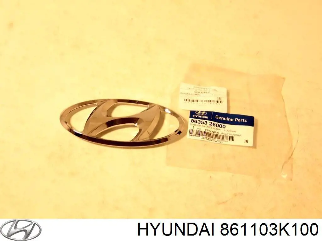 861103K100 Hyundai/Kia parabrisas