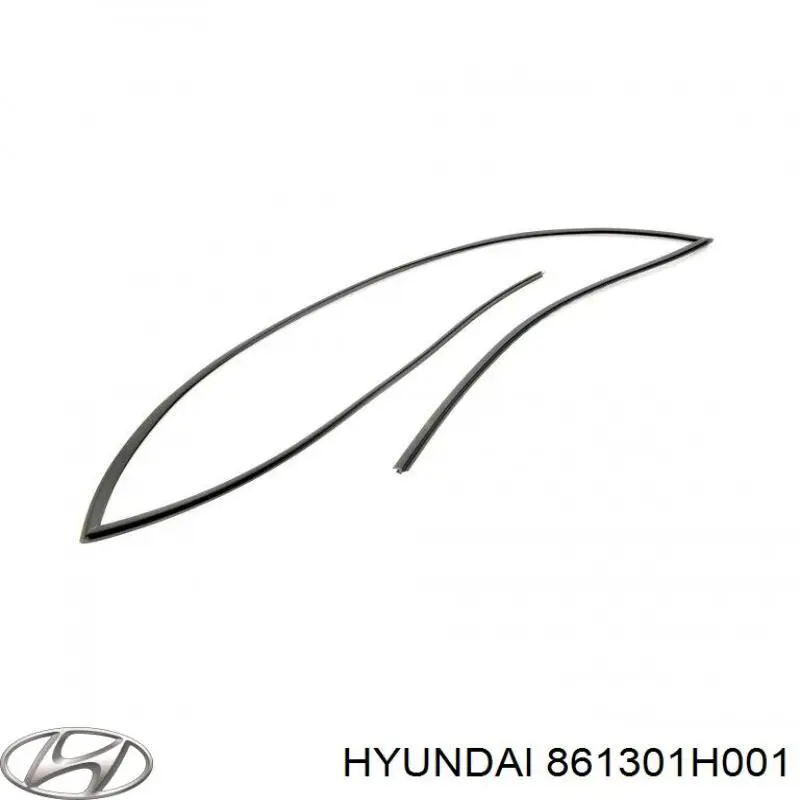 861301H001 Hyundai/Kia Marco del parabrisas