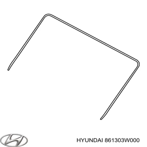 Comprar 861303W000 Hyundai/Kia Junta de parabrisas