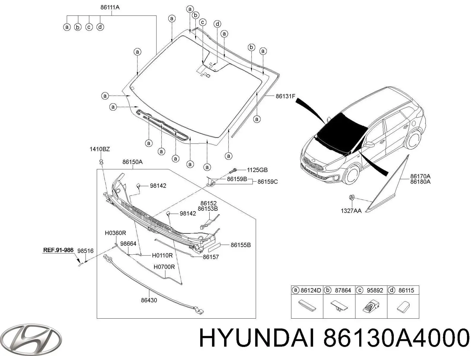 86130A4000 Hyundai/Kia