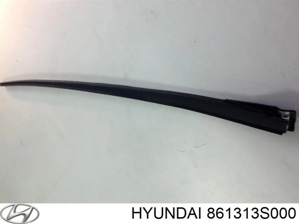 861313S000 Hyundai/Kia moldura de parabrisas izquierda