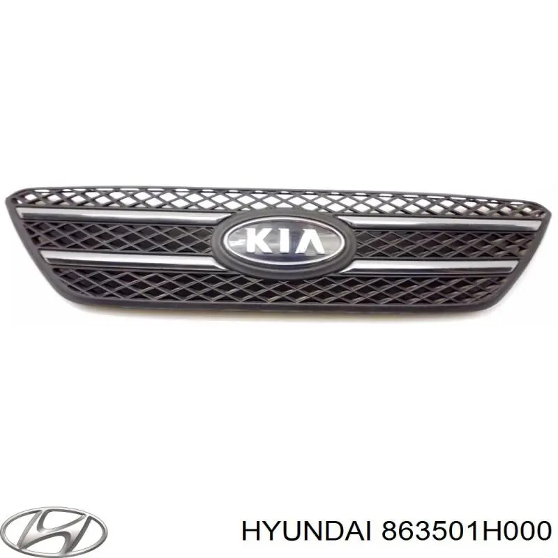 Rejilla Hyundai/Kia 863501H000