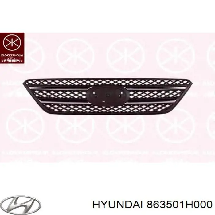 Rejilla delantera Hyundai/Kia 863501H000 precio, desde 63,89 EUR