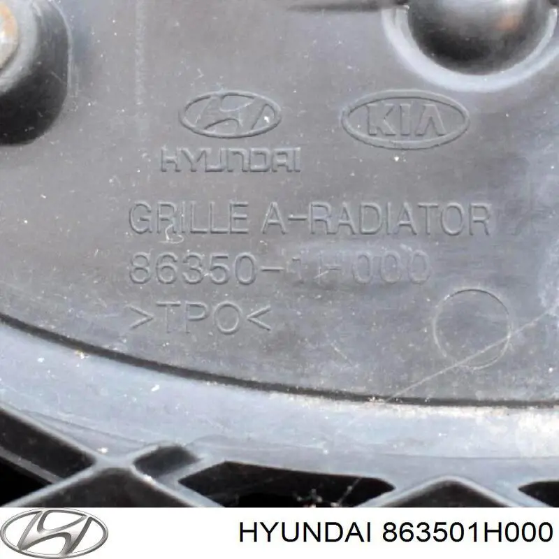 Comprar 863501H000 Hyundai/Kia Rejilla frontal