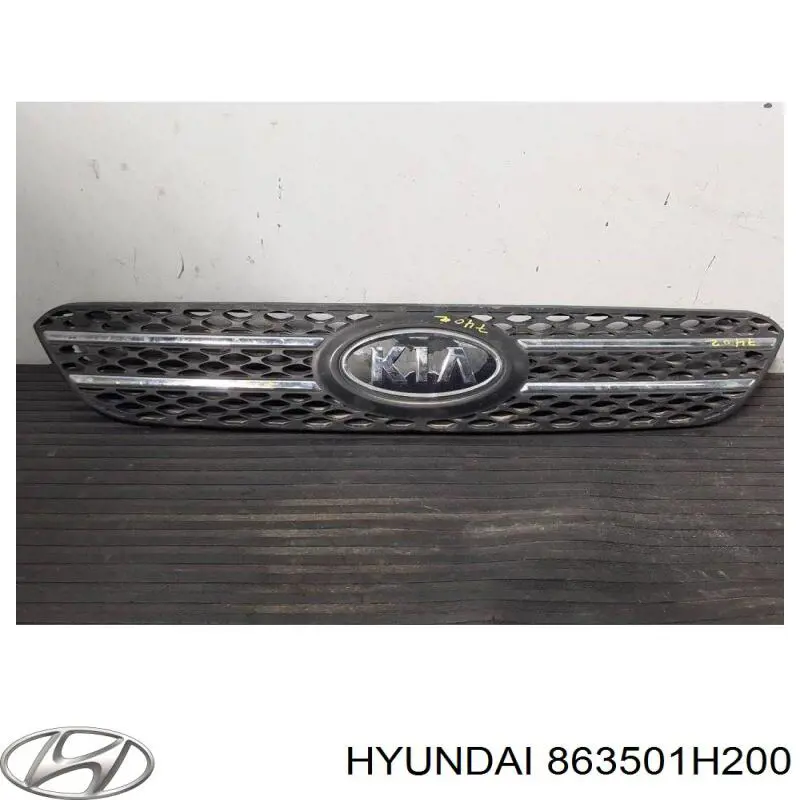 863501H200 Hyundai/Kia panal de radiador