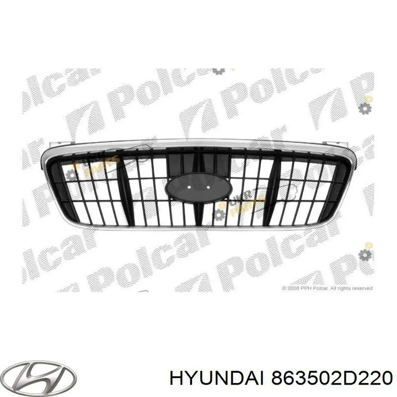 Rejilla delantera Hyundai/Kia 863502D220 precio, desde 130,42 EUR