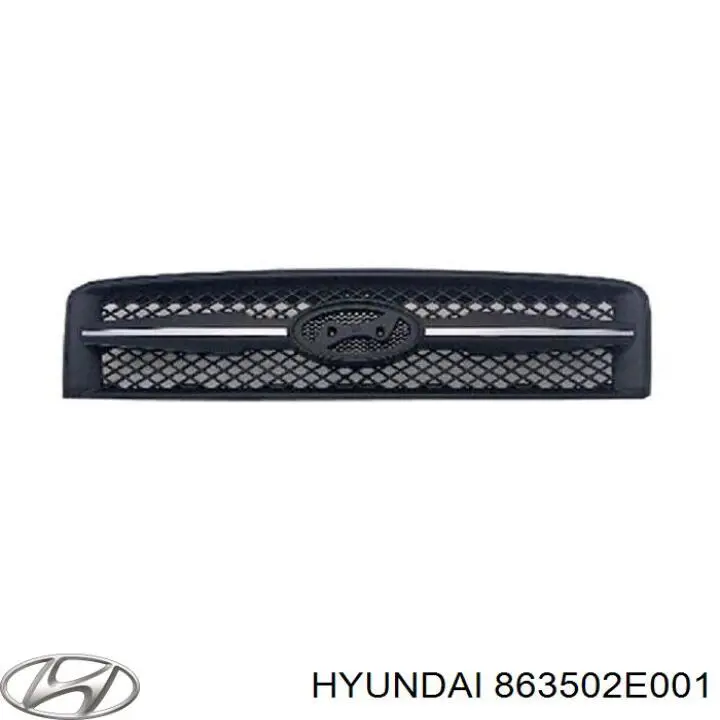 Comprar 863502E001 Hyundai/Kia Rejilla frontal
